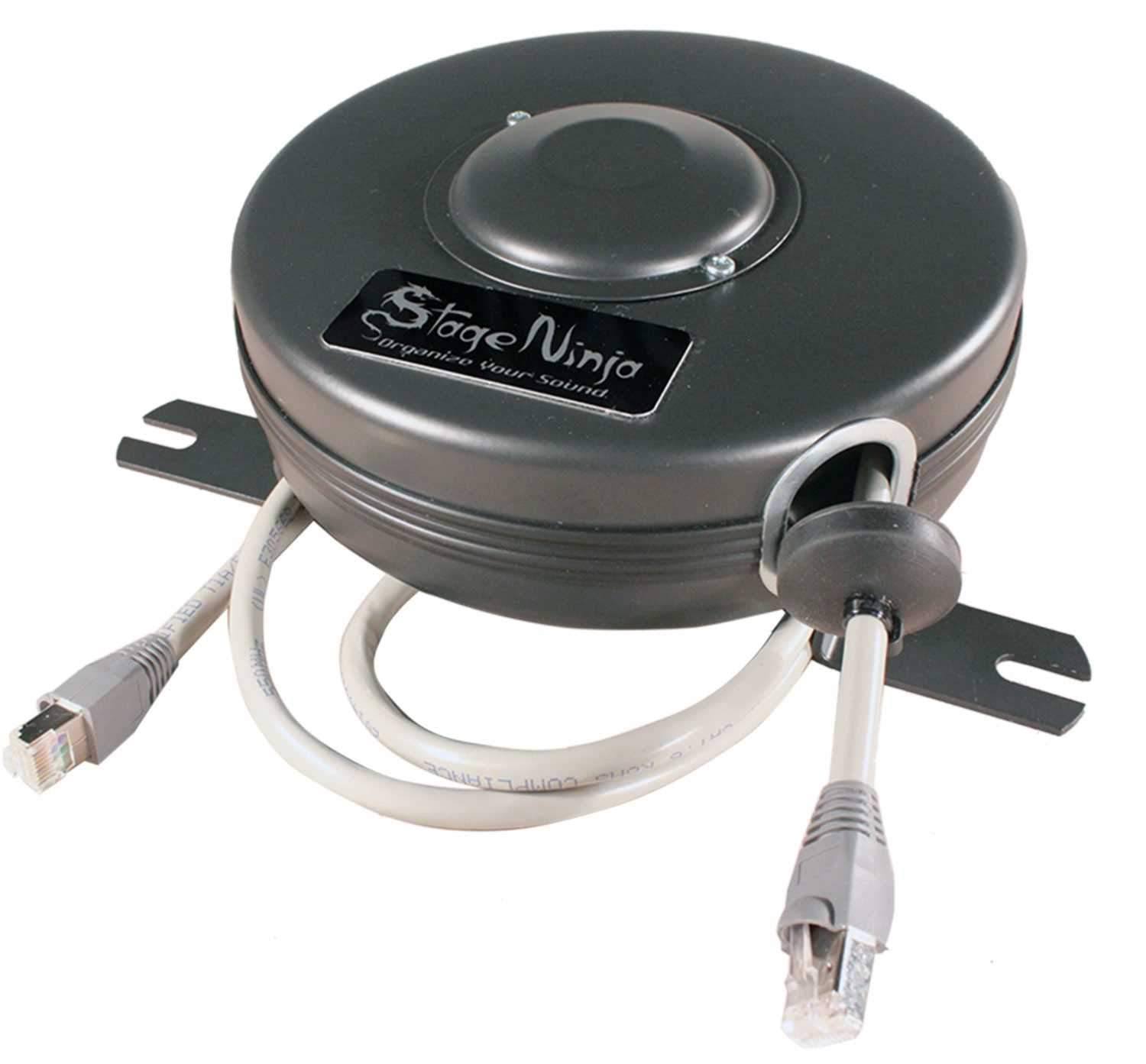 Stage Ninja CAT6-15-S 15 ft. Retractable Cat6 Cable Reel