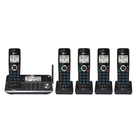 At&t 5 Handset Cordless Phone with Unsurpassed Range, Bluetooth Connect to Cell, Smart Call Blocker and Answering System, Dlp73510