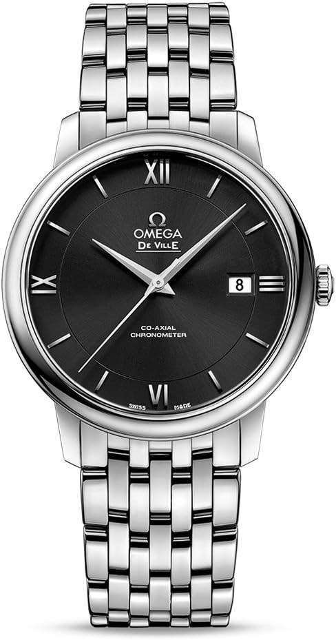 Omega De Ville Prestige Automatic Chronometer Black Dial Men's Watch 424.10.40.20.01.001