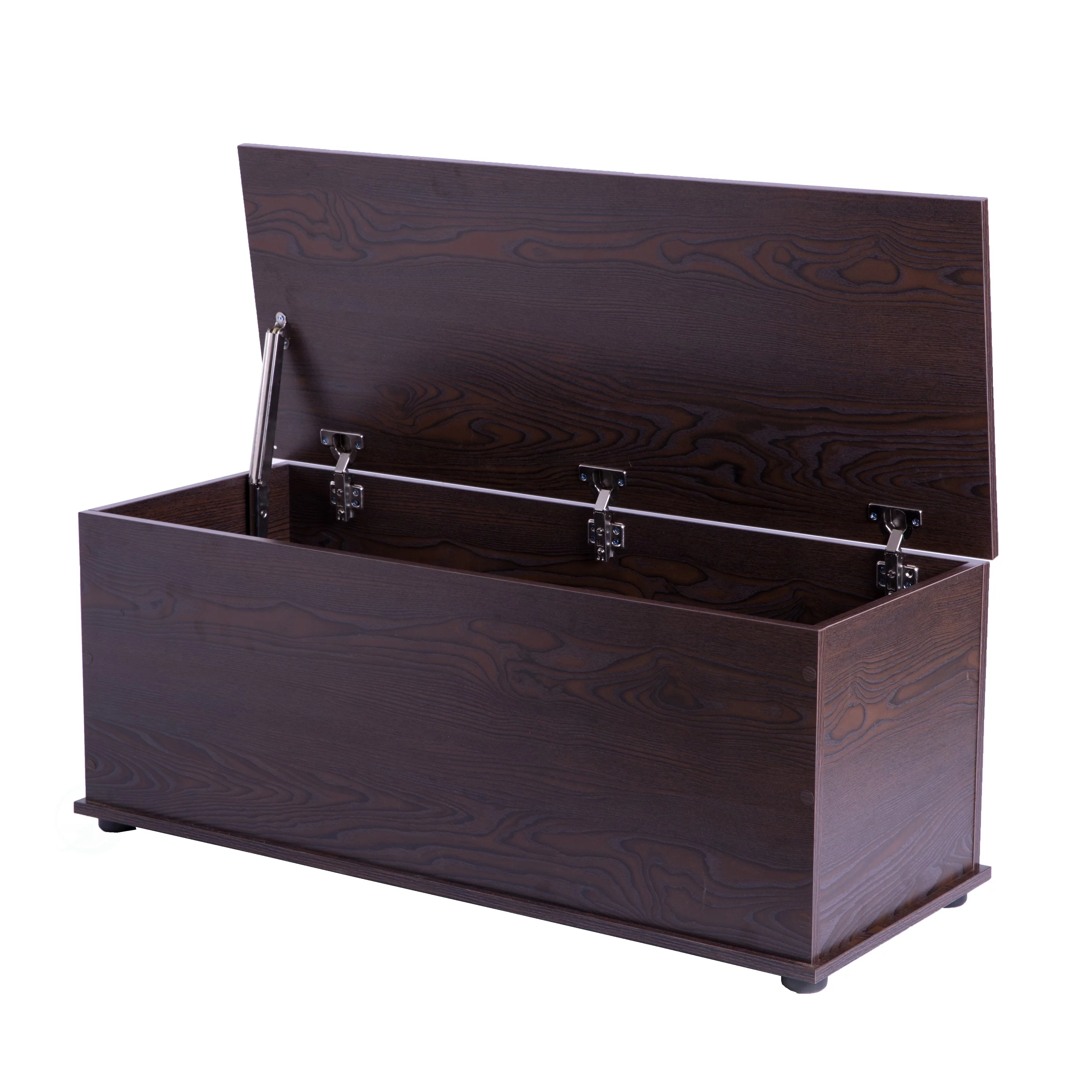 Wooden Storage Organizing Toy Box, Brown