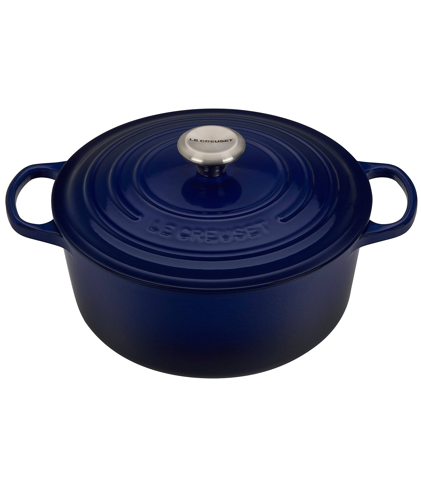 Le Creuset 5.5qt Signature Round Dutch Oven - Indigo