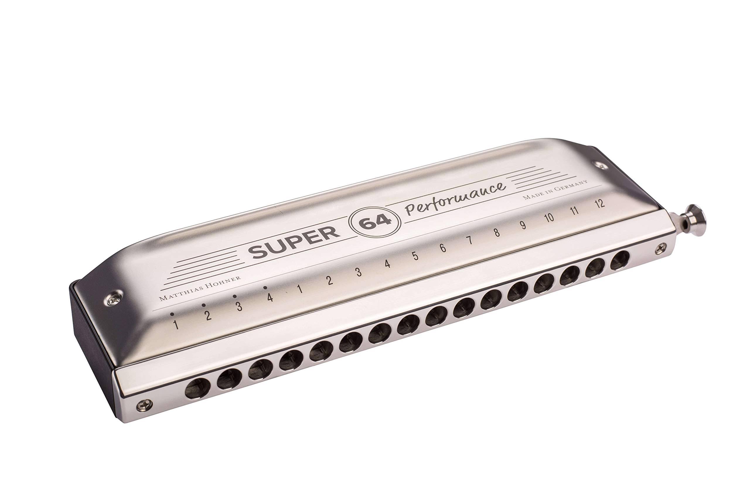 Hohner M758501 Super 64 Performance Chromatic Harmonica