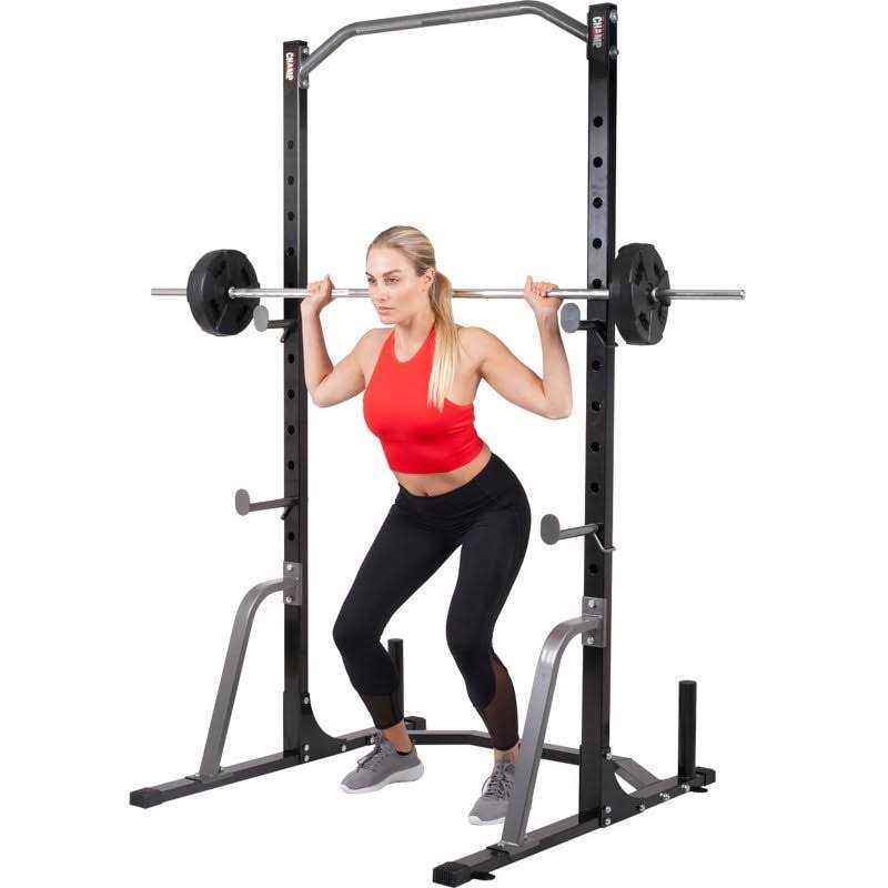 Body Champ Power Rack System with Olympic Weight Plate Storage - Sports Supplies Online Store