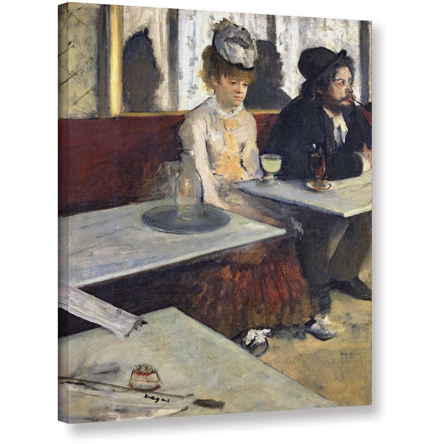 Edgar Degas &The Absinthe& Gallery-Wrapped Canvas Art