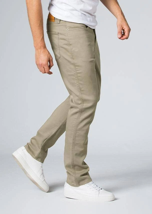 DUER Men&s No Sweat Pant Relaxed Khaki - Size 38 / 32 | Light Khaki