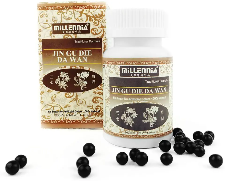 Jin Gu Die Da Wan - 12 Bottle Pack (200 Pills/Bottle) - Kansas Nuitrition - HNZSDS