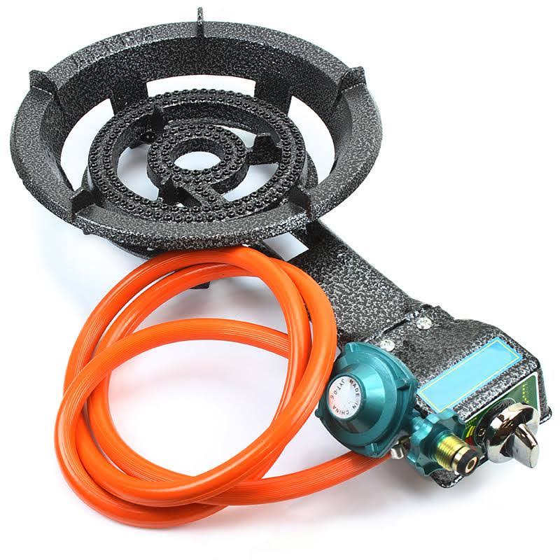 XtremepowerUS Outdoor Portable Single Burner GAS Propane Stove Range Camping BBQ Hose u0026 Regulator