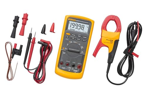 Fluke 87V/IMSK Industrial Digital Multimeter with Fluke i400 Current Clamp Kit, Converts 87V Into Clamp Meter, AC Current Measurements Up To 400 A