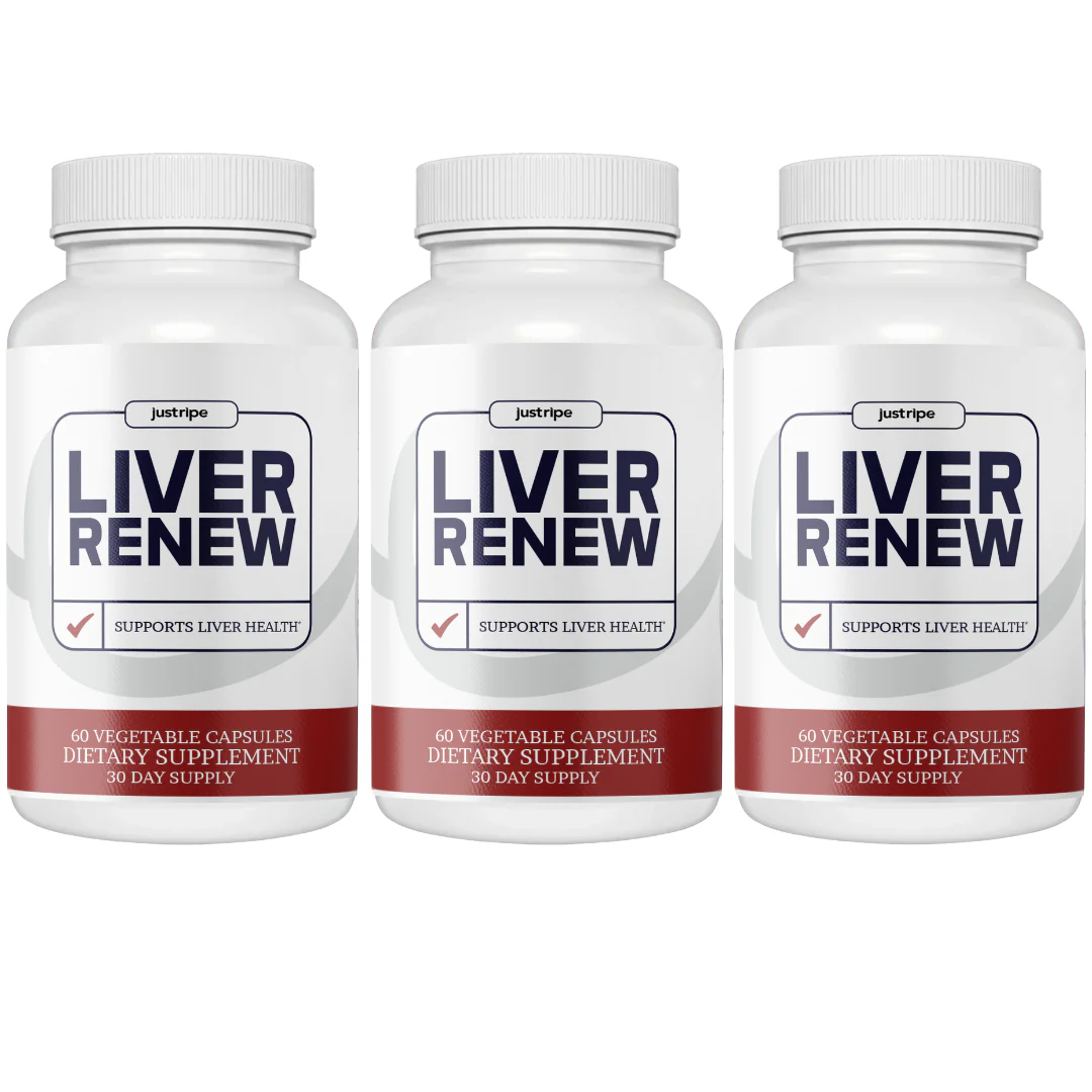 Liver Renew - Liver Health Support Supplement, Dietary Pills - 3 Bottles - Kansas Nuitrition - HNZSDS