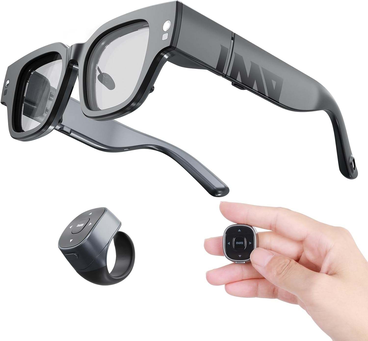 inmo Air 2 AR Glasses Wireless, Smart ChatGPT AR Glasses with 1080P Micro-OLED Virtual Theater, Augmented Reality Glasses with Camera