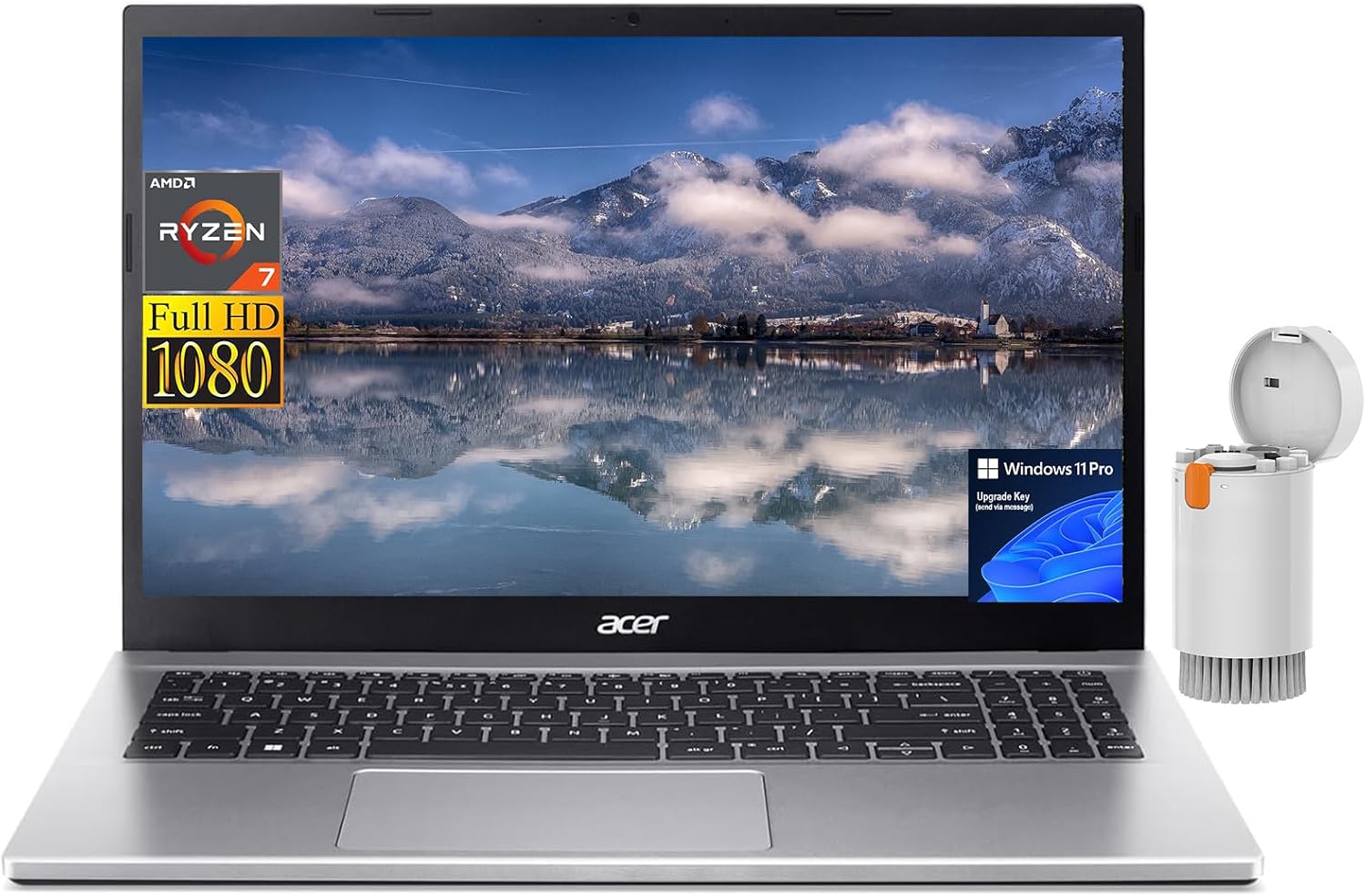 acer 2024 Newest Aspire 3 Laptop for Business & Students, 15.6" FHD Display, AMD Ryzen 7-5700U(8 cores), 16GB RAM, 512GB SSD, AMD Radeon Graphics
