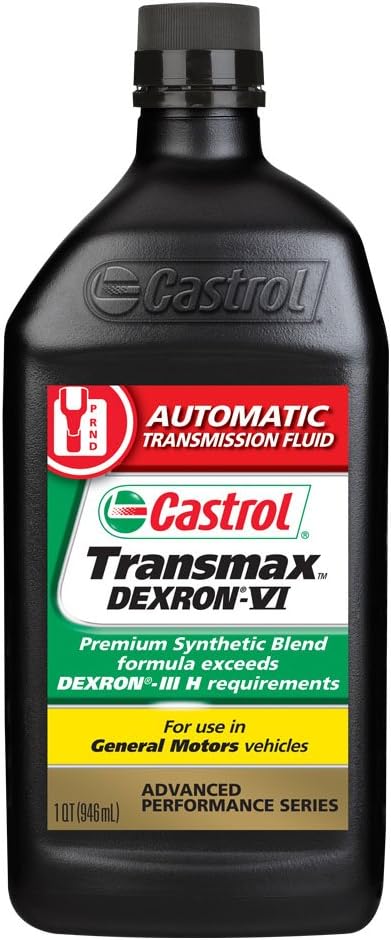 Castrol 06822 Transmax Dexron VI Automatic Transmission Fluid - 1 Quart, (Pack of 6) Pack of 2