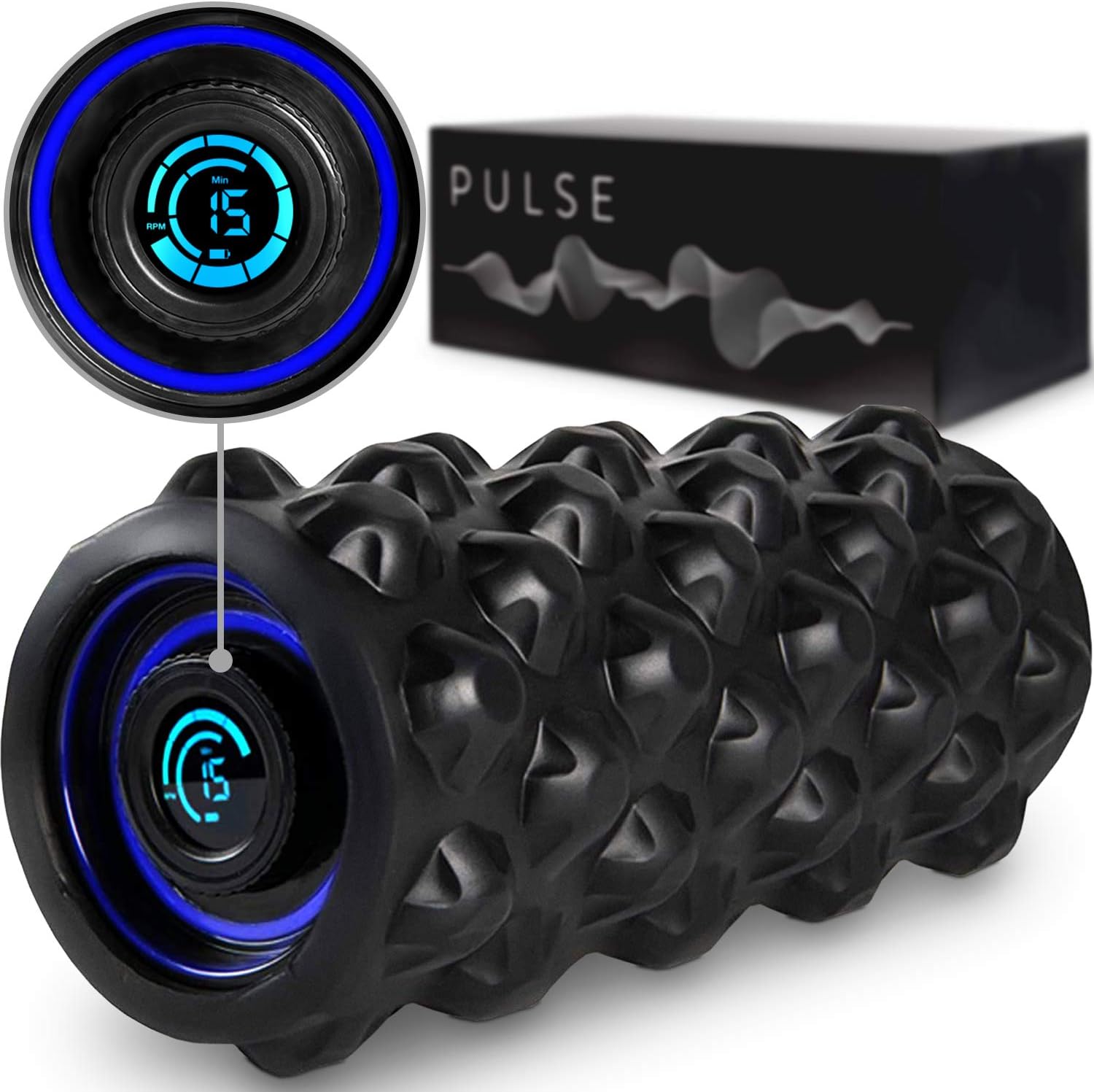 Foam Roller for Physical Therapy & Exercise - Vibrating Foam Roller for Back Pain, Muscle Recovery, Deep Tissue Massage and Stretching