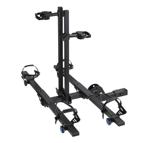 Young Electric 2-Bike Rack Mate R, E-Bike Rack Hitch with Ramp for Cars, Trucks, Minivans, SUVs with 2 Inches Receiver