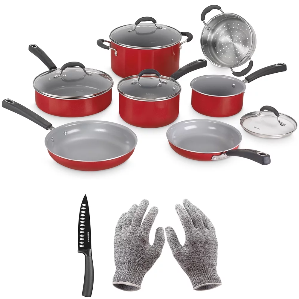 Cuisinart 54c-11R 11 Piece Set Ceramica XT Nonstick Cookware Set