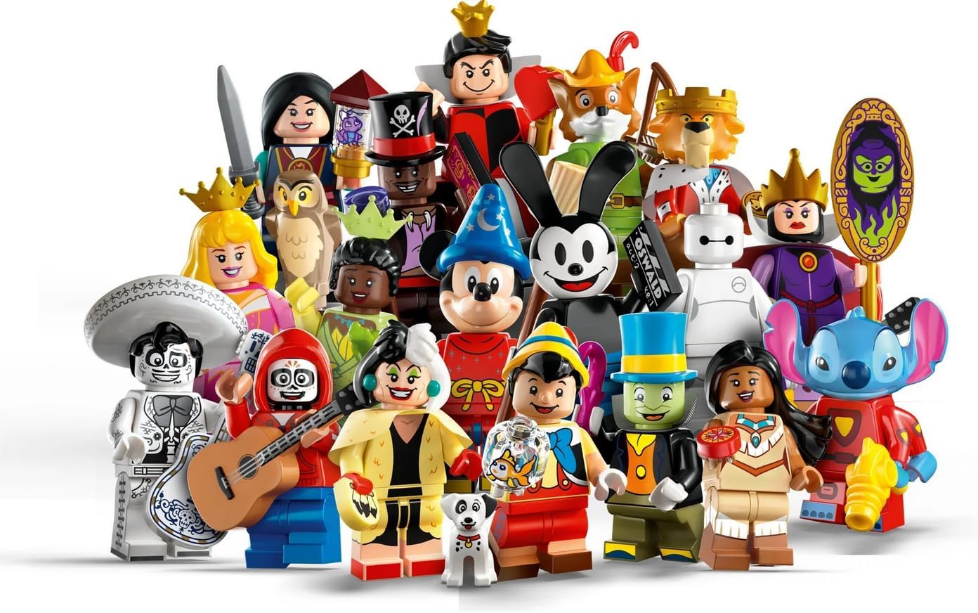 LEGO Minifigures: Disney 100-6 Pack Minifigure Set (46 Pieces, 66734)