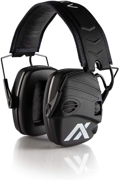 AXIL TRACKR All Purpose Earmuffs | True Noise Isolation, Sweat & Water Resistant with Built-in 2-Directional Microphone, Used for Tactical