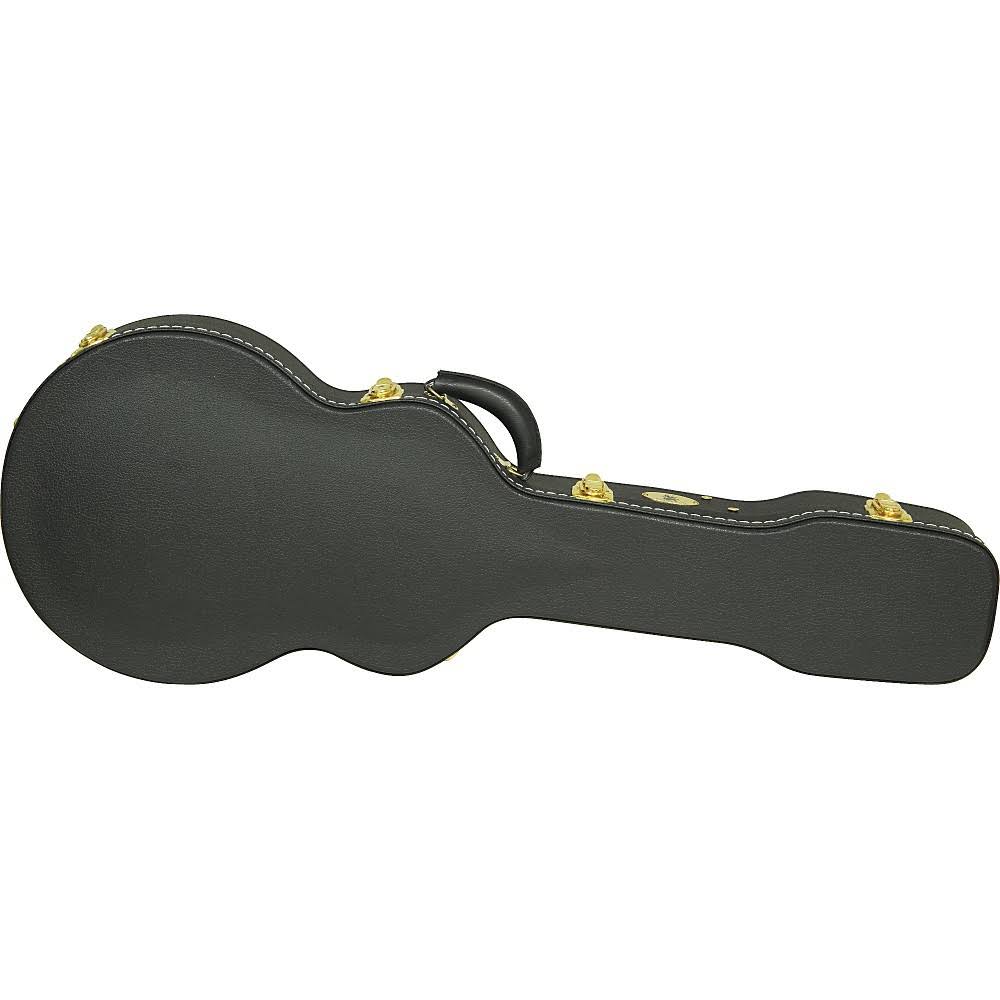Silver Creek Vintage Archtop Single Cutaway Guitar Case Black - Megean