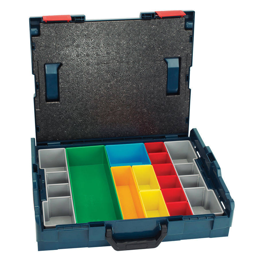 Bosch LBOXX-1A-RT 4 in. Storage Case with 13-Piece Insert Set