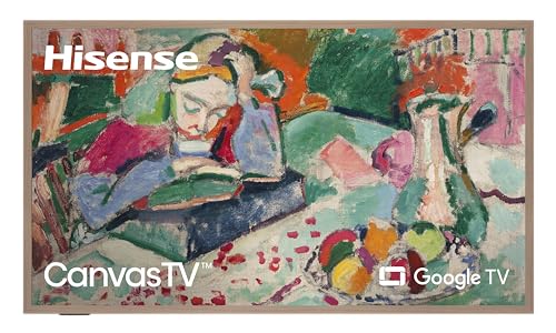Hisense 65-Inch Class QLED 4K S7N CanvasTV? Series Dolby Vision HDR Google Smart TV (65S7N, 2024 Model) - Art Mode, Anti-Glare Panel