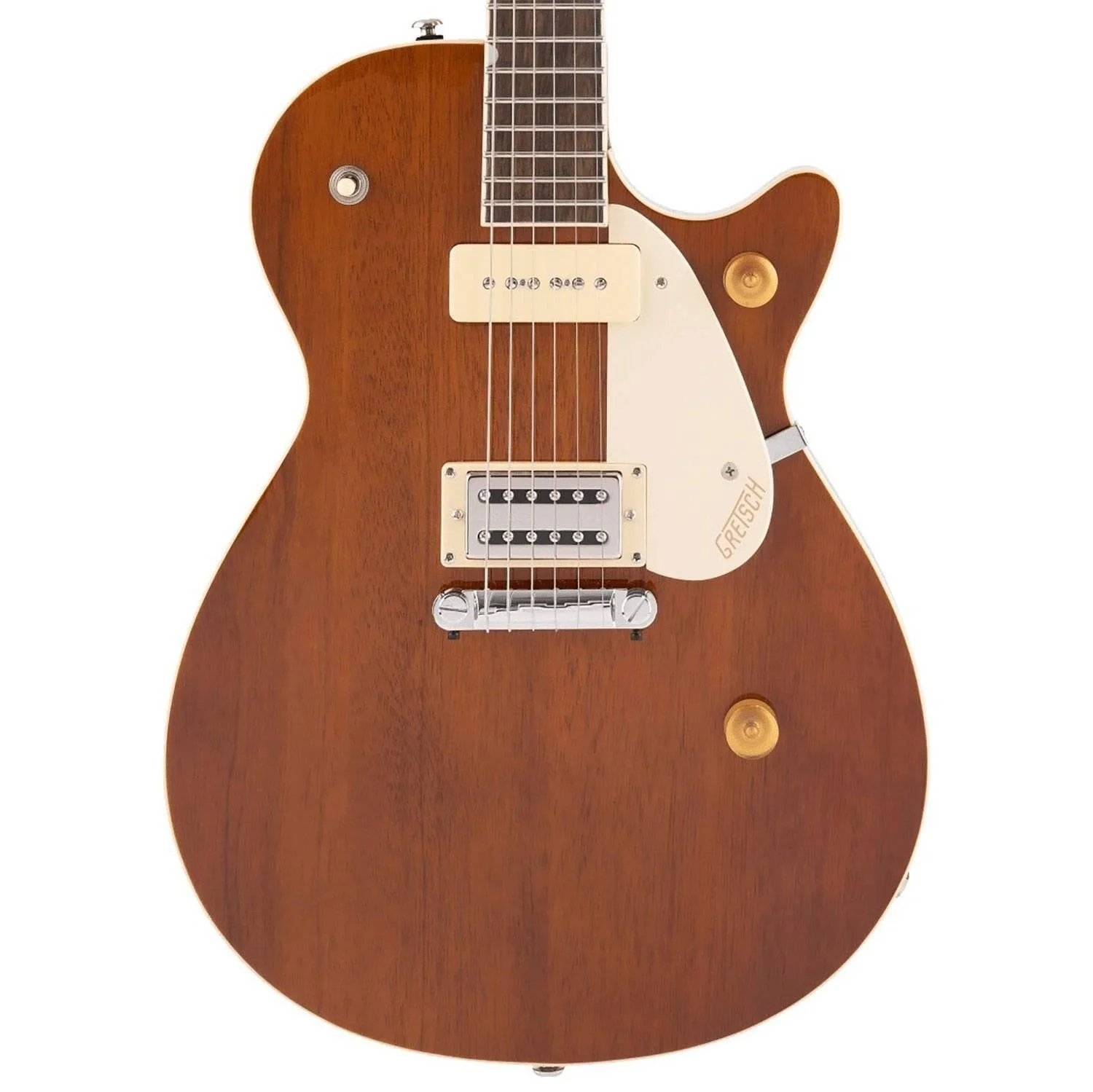 Gretsch G2215-P90 Streamliner Junior Jet Club Electric Guitar (Single Barrel Stain) - Curated Treasures Market