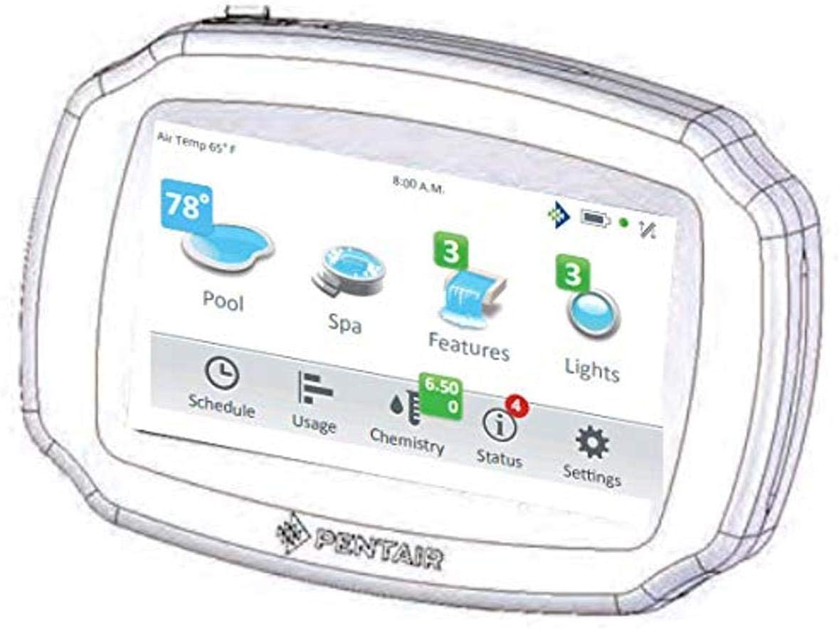 Pentair 522035 INTELICTR INDR CP Indoor Control Panel, White