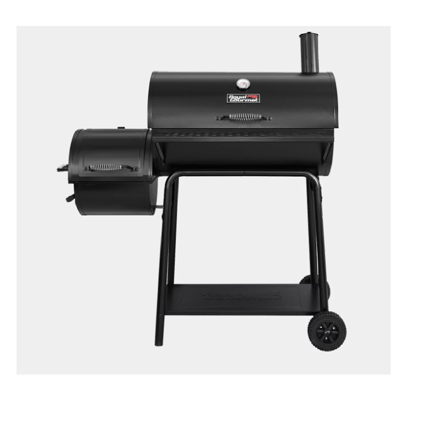 Royal Gourmet CC1830FB CC Series 30-Inch Charcoal Barrel Grill with Offset Smoker - Curated Treasures Market