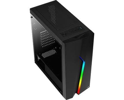 Aerocool Bolt Midi-Tower Black Hardware/Electronic - Avayadevconnect