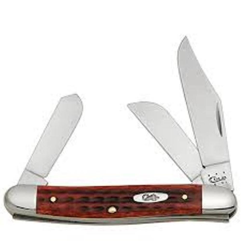 Case Pocket Worn Old Red Bone Stockman