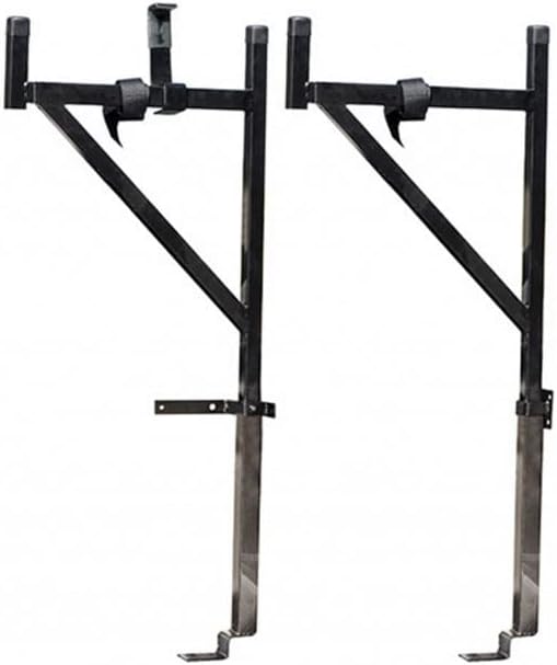 Dee-Zee Ladder Rack | Steel | Half Rack | 250LB Limit | Full Size Trucks | Gloss Black