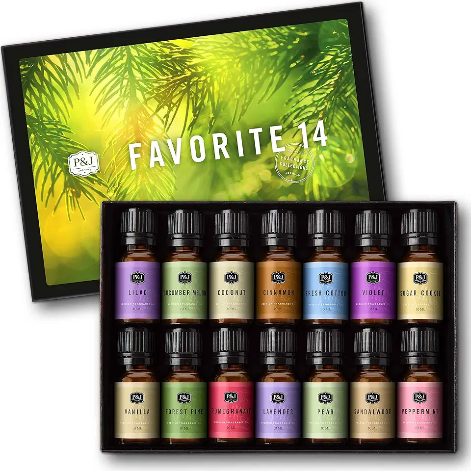 Fragrance Oil Favorite Set | Candle Scents for Candle Making, Freshie Scents, Soap Making Supplies, Diffuser Oil Scents - Kansas Nuitrition - HNZSDS