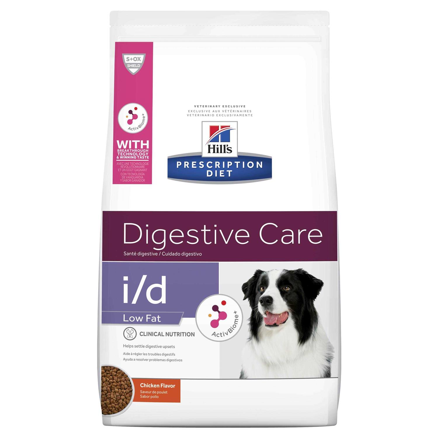 Hill’s Prescription Diet i/d Digestive Care Low Fat Chicken Flavor Dry Dog Food
