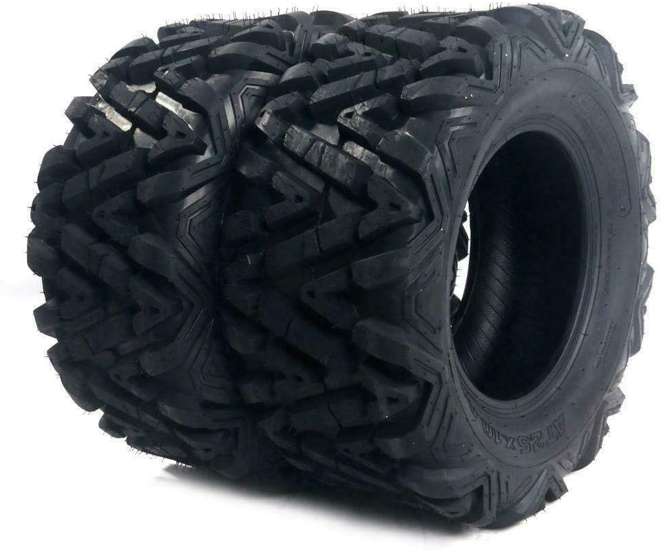 Set of 2 Sunroad A-line tread AT 27x11-12 27x11x12 ATV UTV Tires All-Terrain 6 Ply Tubeless