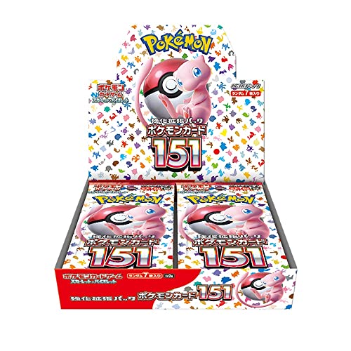 Pokemon Card Game Scarlet & Violet Enhanced Expansion Pack Pokemon Card 151 Booster Box (Japanese) - 20 Packs