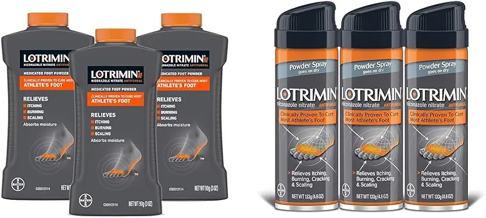 Lotrimin AF Athlete's Foot Antifungal Powder AF Athlete's Foot Powder Spray - Kansas Nuitrition - HNZSDS