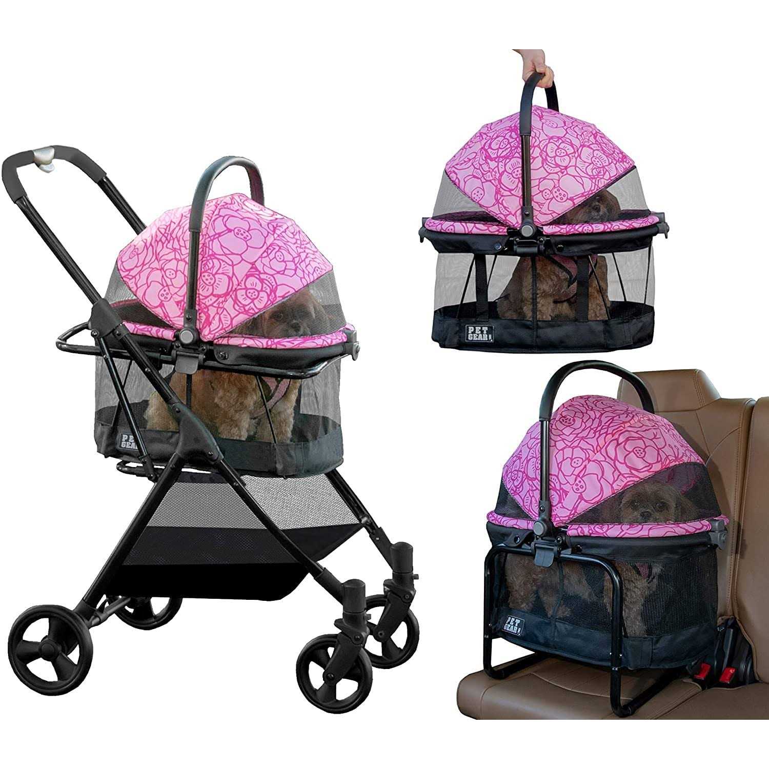 Pet Gear View 360 Stroller, Booster and Carrier Travel System - Pet Supplies online store