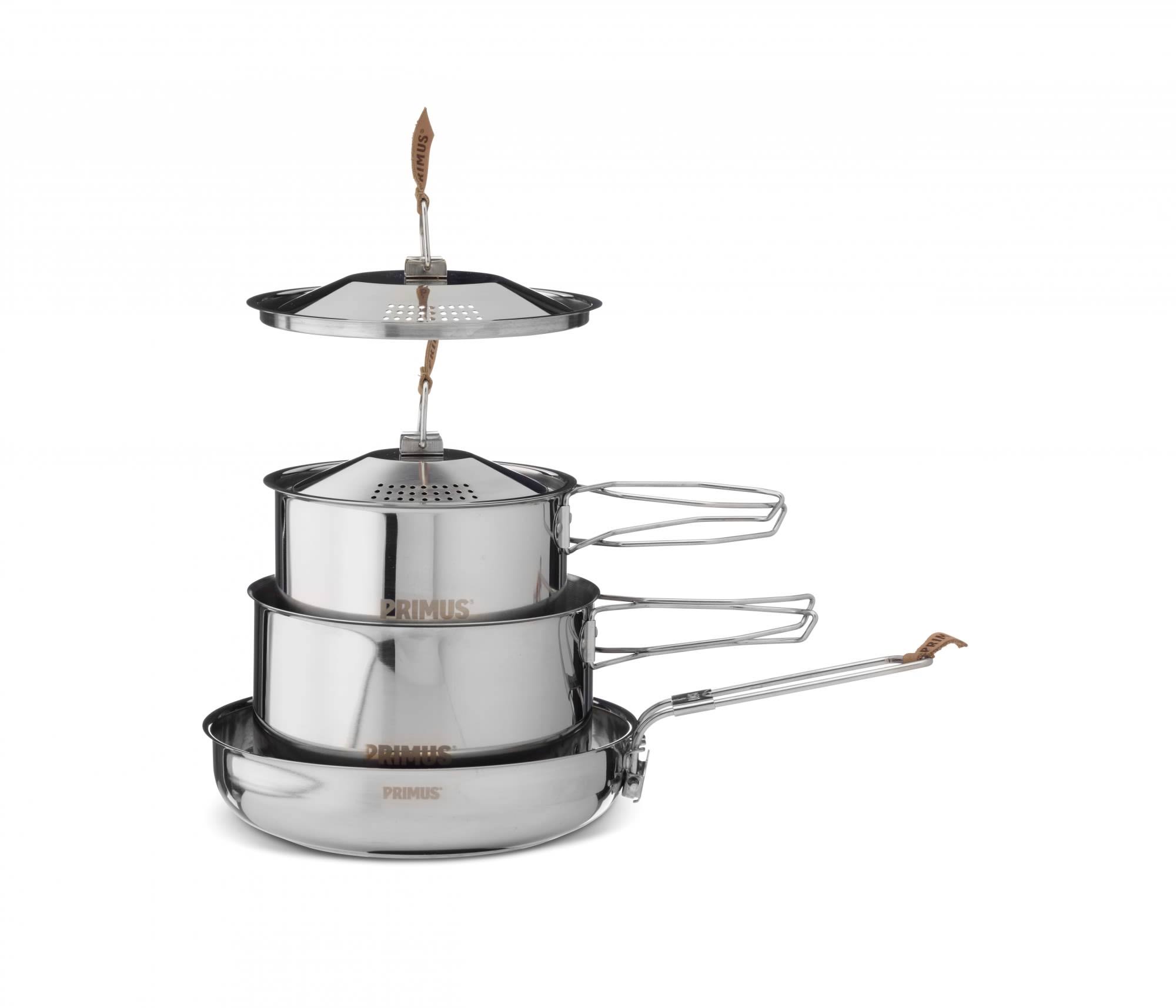 PRIMUS CAMPFIRE STAINLESS STEEL COOKSET Silver Small