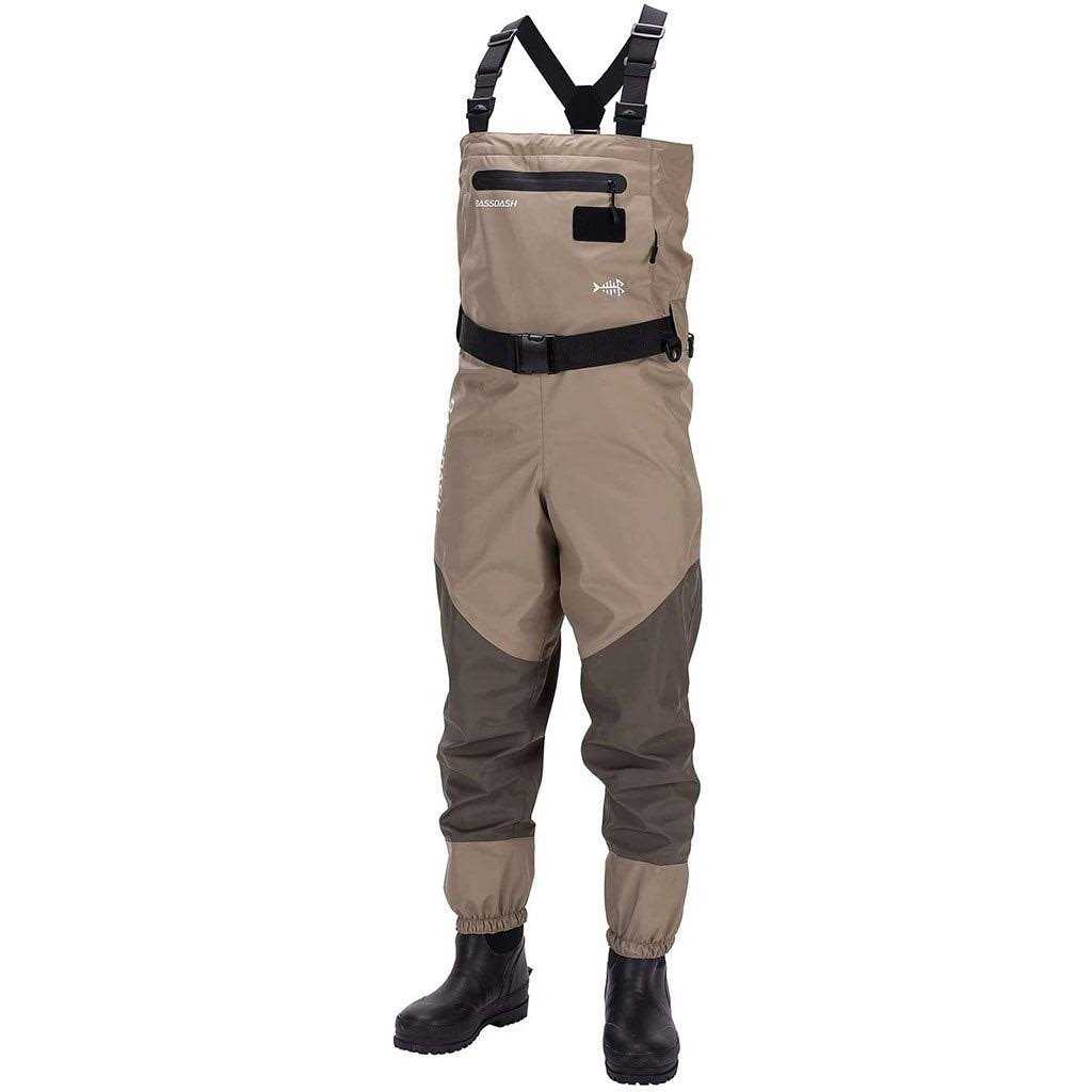 Bassdash Mens Breathable Chest And Waist Convertible Waders for Fishing Hunting - Sports Supplies Online Store