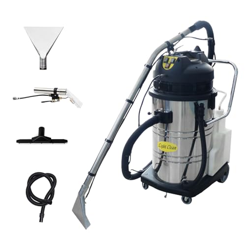 40L Commercial Carpet Cleaning Machine, Heavy Duty Commercial Carpet Wet Dry Carpet Extractor for Car Detailing