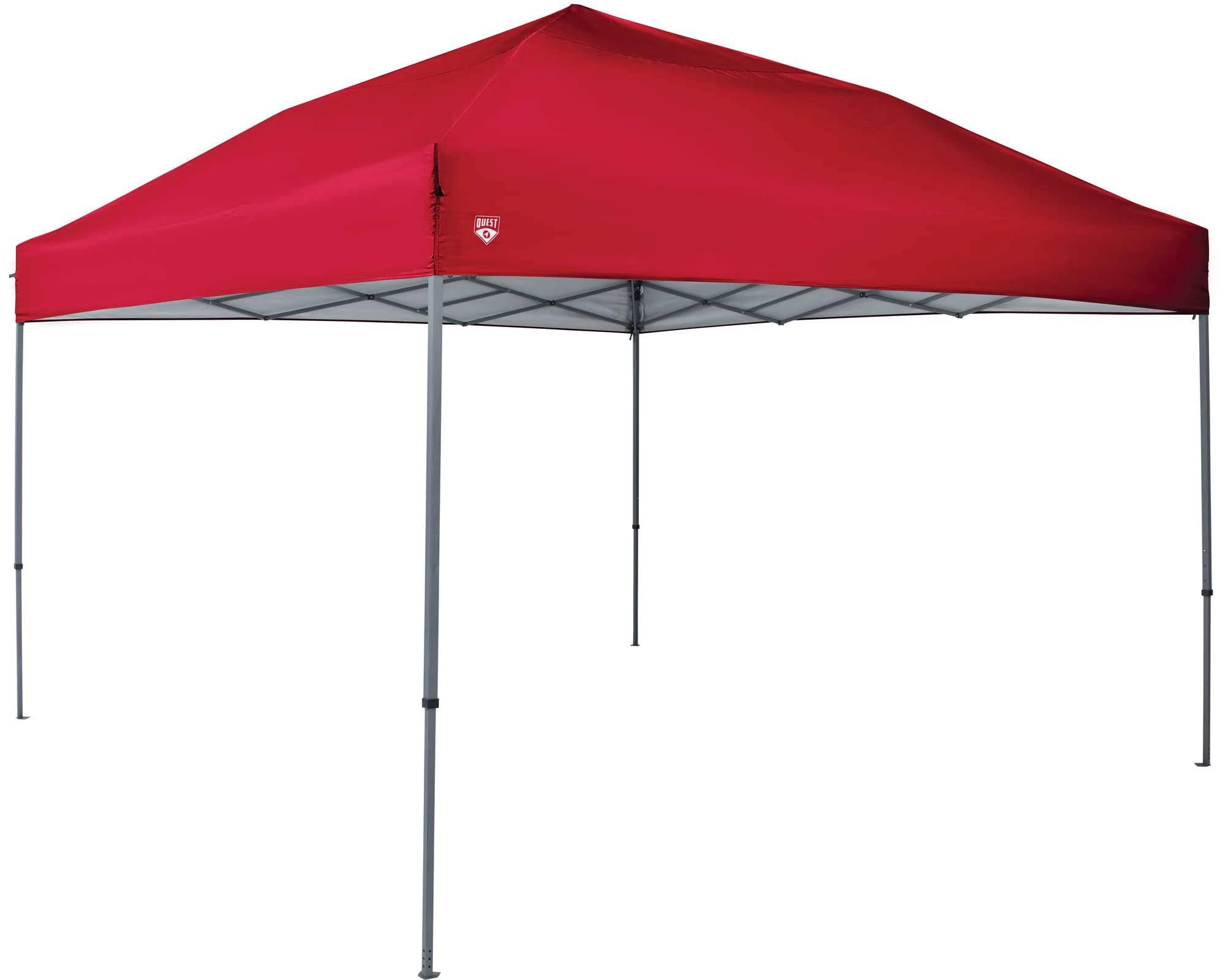 Quest 12& x 12& Straight Leg Canopy Red