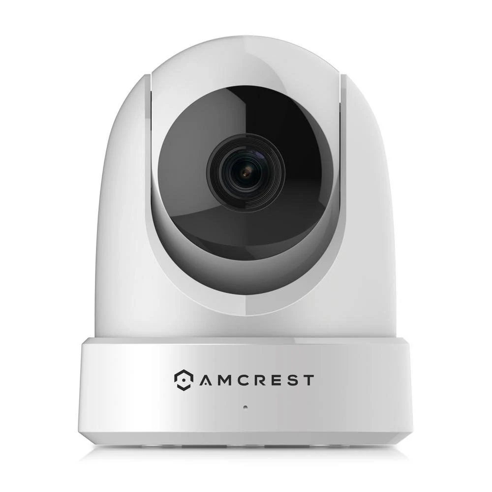 Amcrest UltraHD 4MP Wireless Indoor Wi-Fi IP Surveillance Camera with Remote Pan/Tilt/Zoom, 2-Way Audio,Wide 120&deg; FOV, White