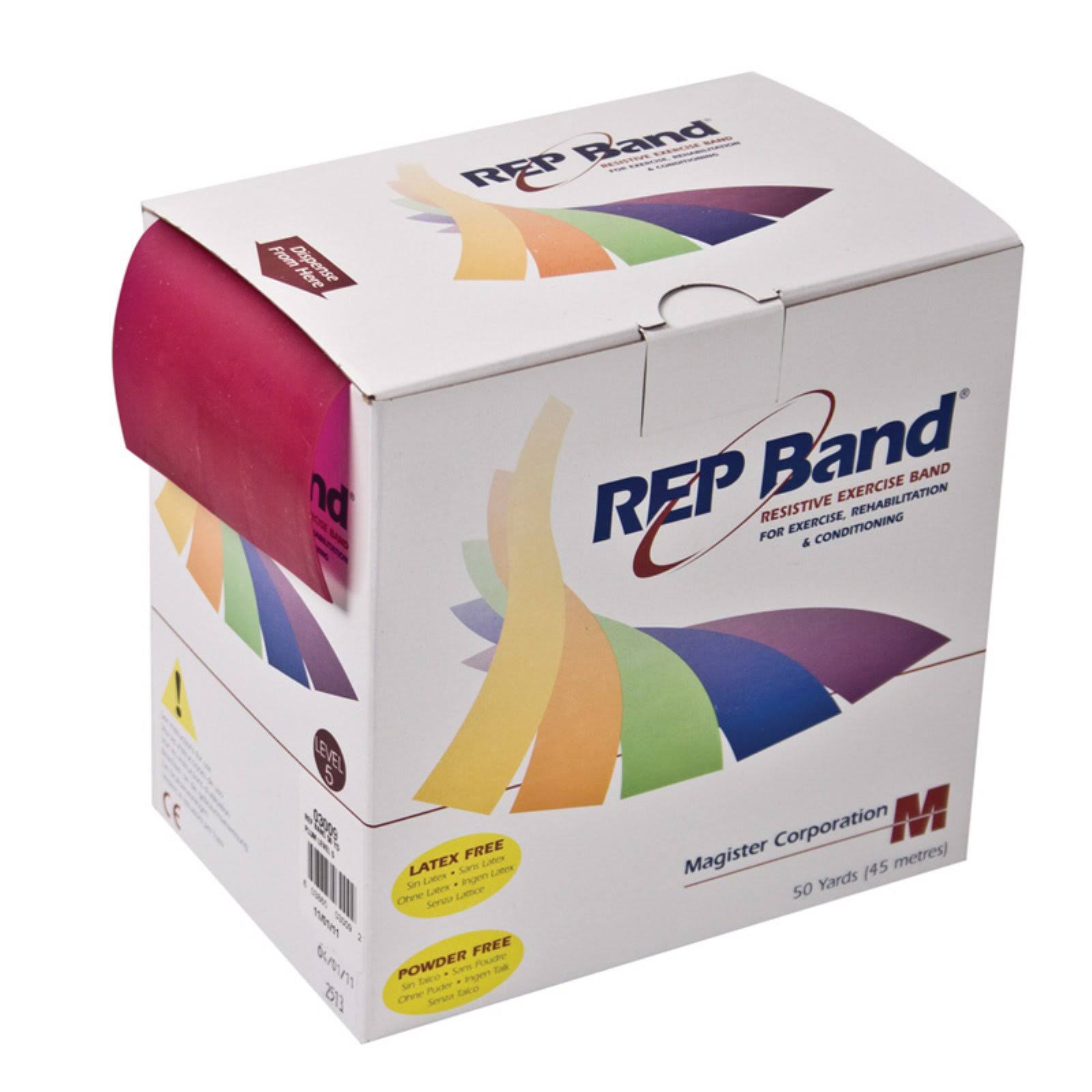 Rep Exercise Band - Latex Free - 50 Yard - Plum