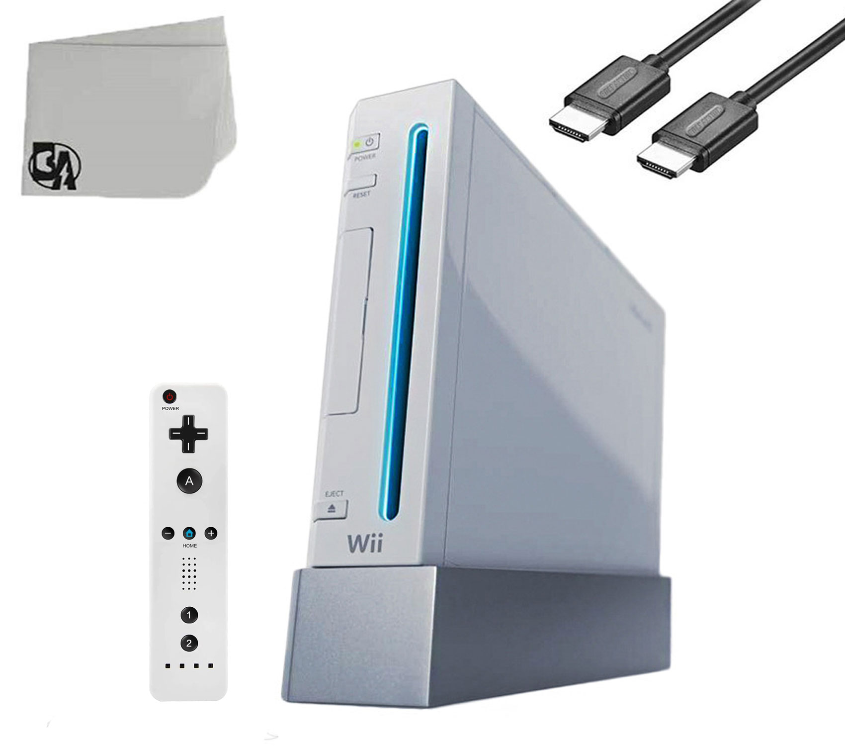 Immerse Yourself in Gaming Wii Console White With Wii Remote Controller, Wireless Gamepad