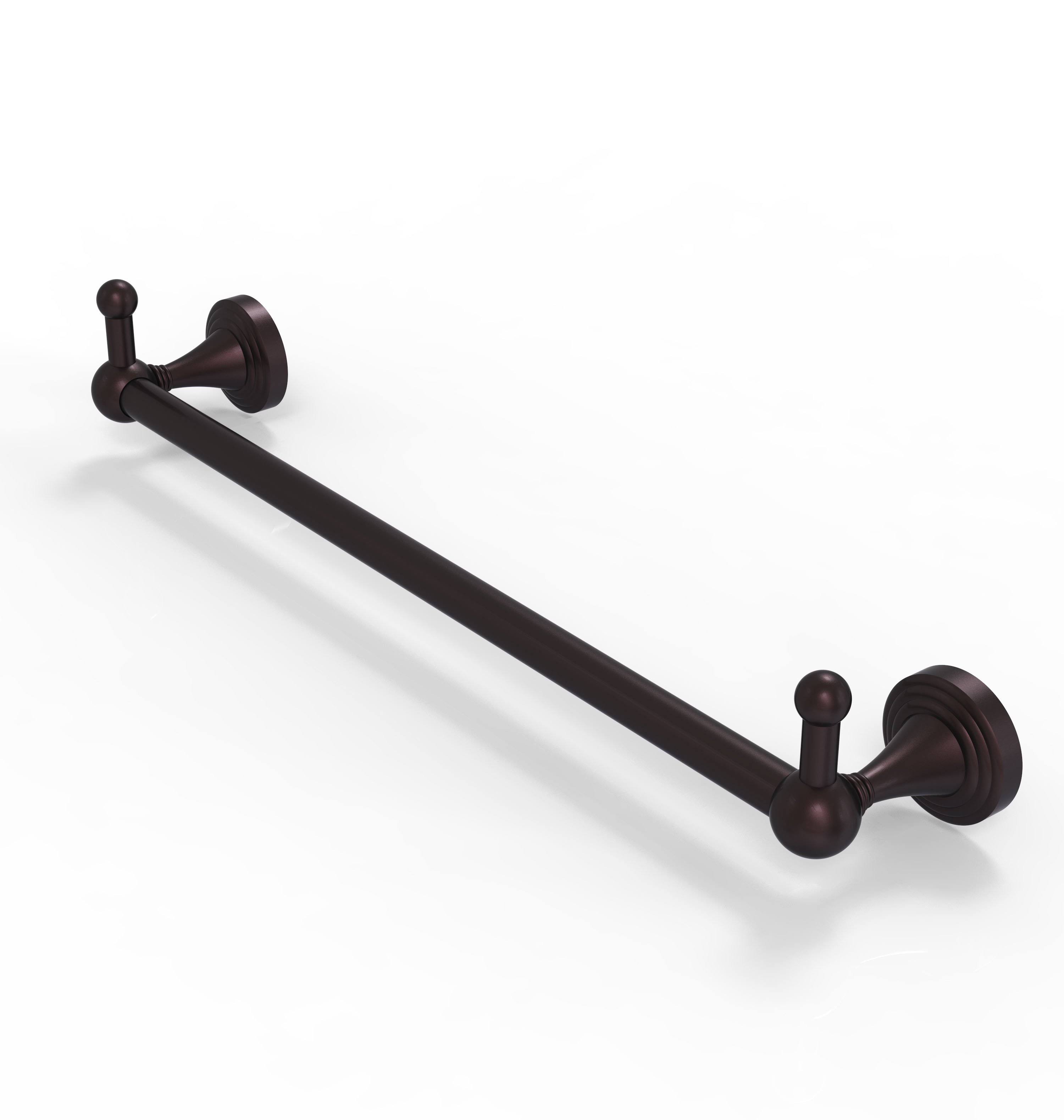 Allied Brass Sag Harbor Collection 30 Inch Towel Bar With Integrated Hooks