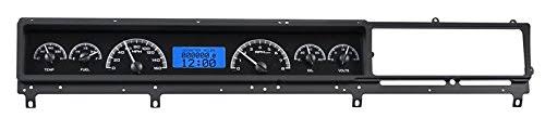 Dakota Digital 66 67 Ford Fairlane Car Analog Dash Gauges System Kit Black Alloy Blue VHX-66F-FAR-K-B