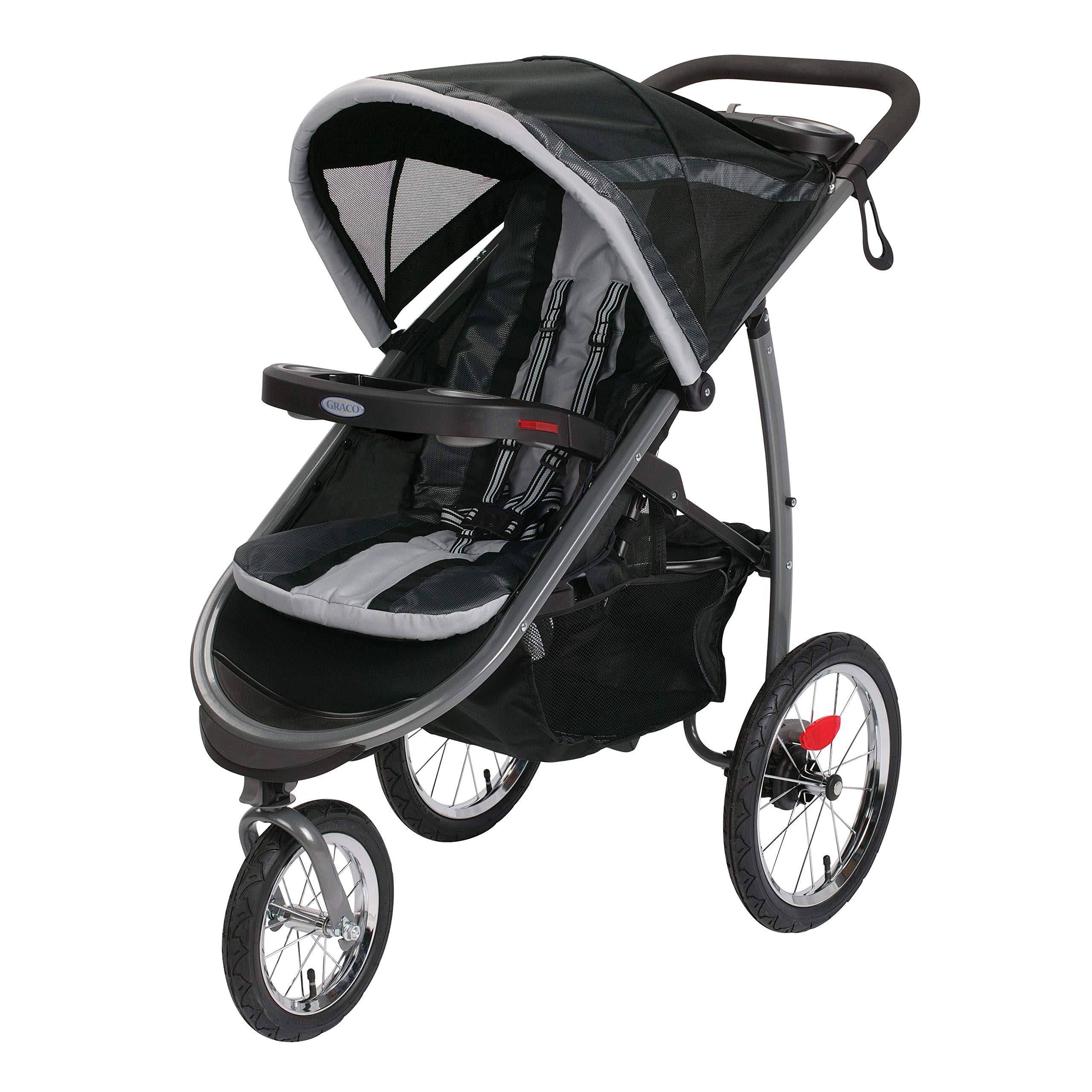Graco - FastAction Fold Jogger Click Connect Stroller, Gotham