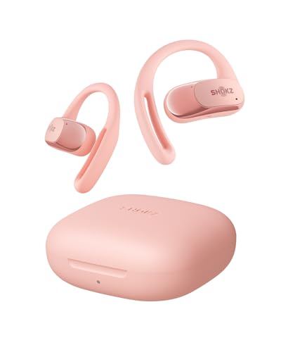 SHOKZ OpenFit Air - Open-Ear Headphones, True Wireless Earbuds, Water Resistant, Secure Earhooks for Daily Use, Black