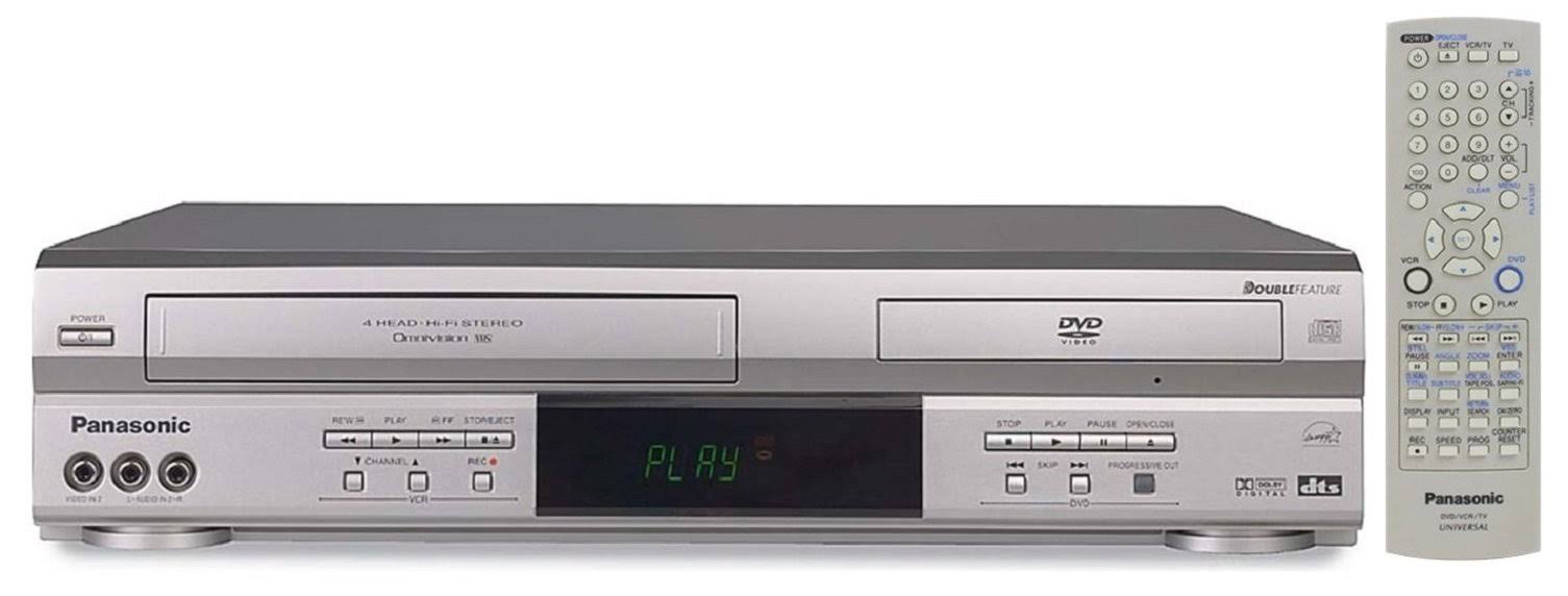 Panasonic PV-D4734S Double Feature Progressive Scan DVD/VCR Combo