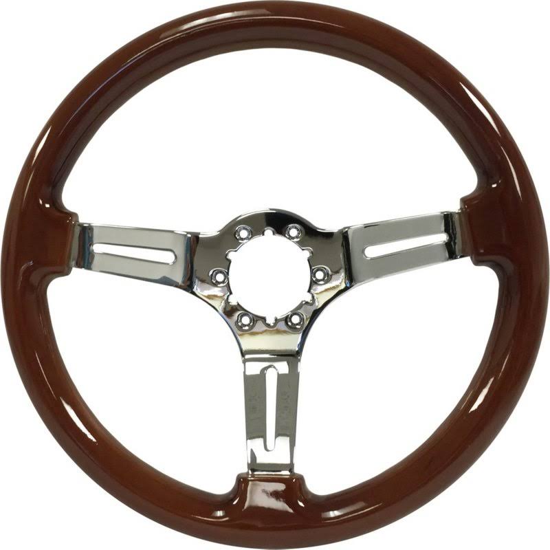Steering Wheel, Auto Pro USA ST3011 Mahogany