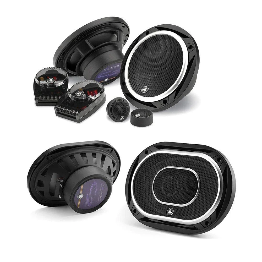 JL Audio C2-650 450W 6.5" 2-Way Evolution C2 Series Component Car Speakers System +JL Audio C2-690tx 450W 6" x 9&quot